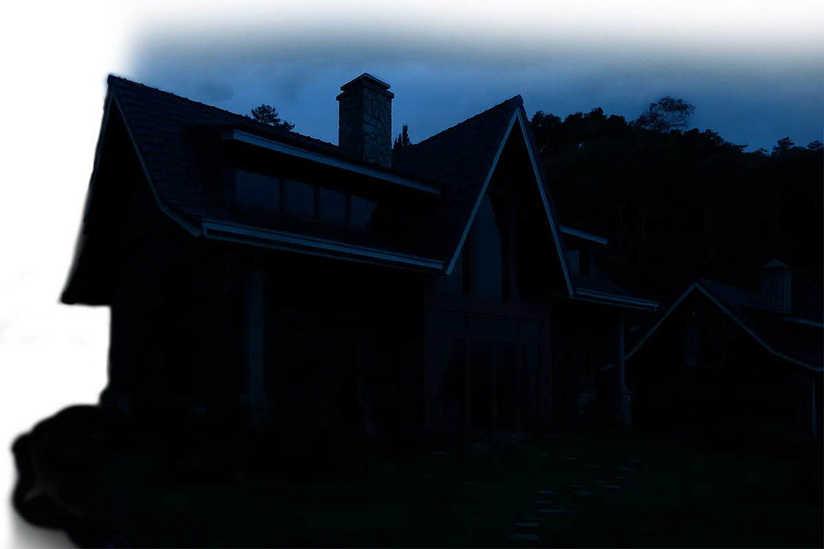 zdjęcie domu bez światła